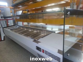 INOXWEB 2025 -Ψυγειο σαλατων 180χ34χ45 ΕΠΙΤΡΑΠΕΖΙΟ