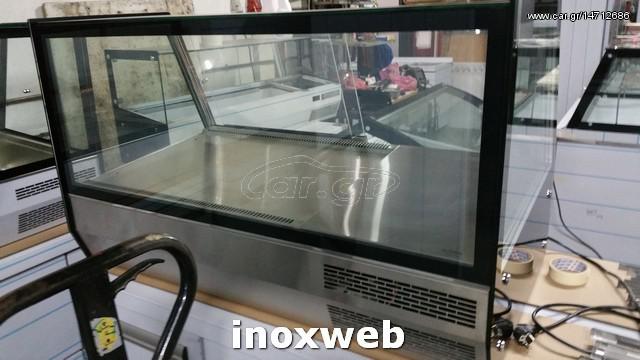 INOXWEB-Βιτρινα θερμενόμενη αεριζομενη 110χ60χ66