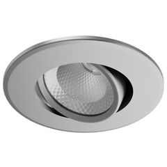 LED φωτιστικό spot 3.1W 4000k ενδιάμεσο λευκό φως DownLight COB κινητό 45⁰ 210lm σε χρώμα Brush Nickel