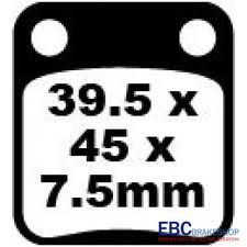KLX 125 10-16 ΤΑΚΑΚΙΑ ΦΡΕΝΟΥ ΕΜΠΡΟΣ & ΠΙΣΩ-thumb-1