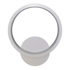 LED φωτιστικό απλίκα λευκή στρογγυλή 18W 3 σε 1 φωτισμό με εναλλαγή απόχρωσης 1800lm