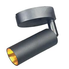 Φωτιστικό led σποτ μαύρο επίτοιχο 10W 840lm 4000K ενδιάμεσο λευκό φως 40x150mm