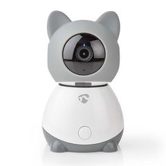 WiFi Smart IP camera NEDIS Full HD 1080p με λειτουργία Pan tilt & αισθητήρα θερμοκρασίας - υγρασίας