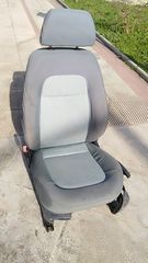 SKODA FABIA (2000-2007) ΚΑΘΙΣΜΑΤΑ ΖΕΥΓΑΡΙ ΕΜΠΡΟΣ 5Θ ΥΦΑΣΜΑΤΙΝΑ ΣΕ ΓΚΡΙ ΜΕ ΠΡΑΣΙΝΟ ΧΡΩΜΑ (ΓΝΗΣΙΑ)-thumb-1