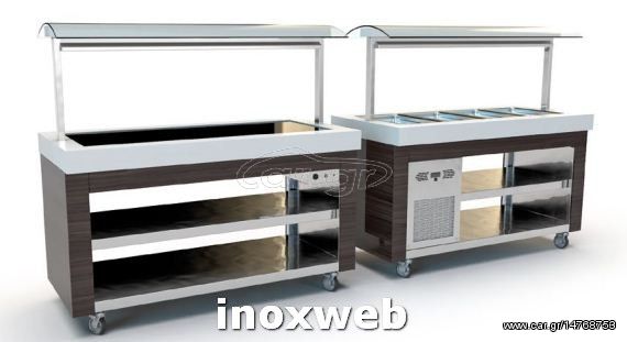 INOXWEB 2024-Corian Line Buffet ΜΕ ΚΕΡΑΜΙΚΟ ΓΥΑΛΙ 117X71X140 ΚΑΤΟΠΙΝ ΠΑΡΑΓΓΕΛΙΑΣ