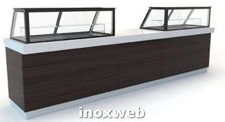 INOXWEB--CORIAN LINE ΘΕΡΜΗ ΑΕΡΙΖΟΜΕΝΗ 149Χ75Χ132