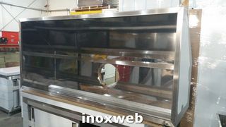 INOXWEB 2027-Επαγγελματική φούσκα-χοάνη τοίχου ανοξείδωτη 297χ90χ58 εκ ID-FOUSK.T.297