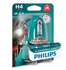 Philips X-treme Vision Moto +100% H4 12V 60/55W 