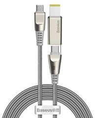 BASEUS καλώδιο Type-C σε Type-C & DC CA1T2-B0G, 100W, 5A, 2m, γκρι