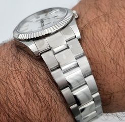 rolex 41mm λευκό datejust αντιγραφα replica-thumb-4