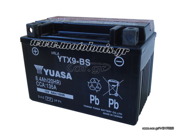 ΜΠΑΤΑΡΙΑ SUZUKI XF 650 FREEWIND YTX9-BS YUASA