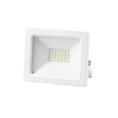 Προβολέας led smd λευκός με ψυχρό φως 6200Κ 2200lmn 20W 230V εξωτερικού χώρου IP65 και καλώδιο 50cm