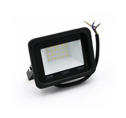 Προβολέας Led SMD 230V 20W με ψυχρό φως 1800lm 120° μαύρο σώμα αλουμινίου IP65