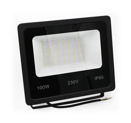 Προβολέας Led SMD 230V 100W με ψυχρό φως 9000lm 120° μαύρο σώμα αλουμινίου IP65
