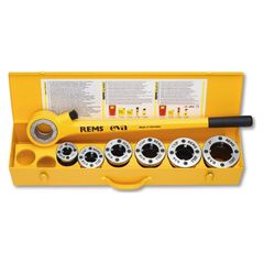 Eva Set R 1/2 - 3/4 - 1 - 1 1/4- 1 1/2- 2 Χειροκίνητος Σπειροτόμος - ΒΙΔΟΛΟΓΟΙ - REMS (#520017)