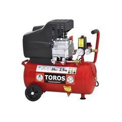 TM24/2,5 Αεροσυμπιεστής 24LT/2,5HP - ΜΟΝΟΜΠΛΟΚ - TOROS (#40137)