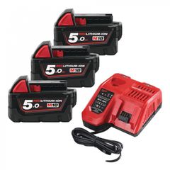 M18 NRG-503 Kit Μπαταρίες και Φορτιστής - 18V - MILWAUKEE (#4933451423)
