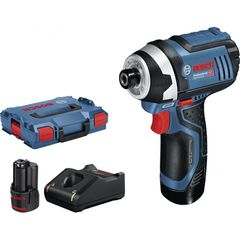 GDR 12V-105 Professional Παλμικό Κατσαβίδι (2x2.0Ah) - ΜΕ ΜΠΑΤΑΡΙΑ & ΦΟΡΤΙΣΤΗ - BOSCH (#06019A6977)