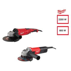 AG 800 & AG 22 SET Γωνιακών Τροχών 800 W & 2200 W - ΣΕΤ ΕΡΓΑΛΕΙΩΝ - MILWAUKEE (#3901734)