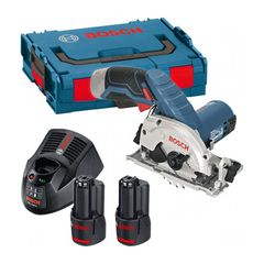 GKS 12V-26 Δισκοπρίονο 12V (2x3.0Ah) - ΜΕ ΜΠΑΤΑΡΙΑ & ΦΟΡΤΙΣΤΗ - BOSCH (#06016A1005)