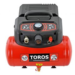 Αεροσυμπιεστής Oil Free 6Lt, 1.5HP, 230V - ΜΟΝΟΜΠΛΟΚ - TOROS (#602036)