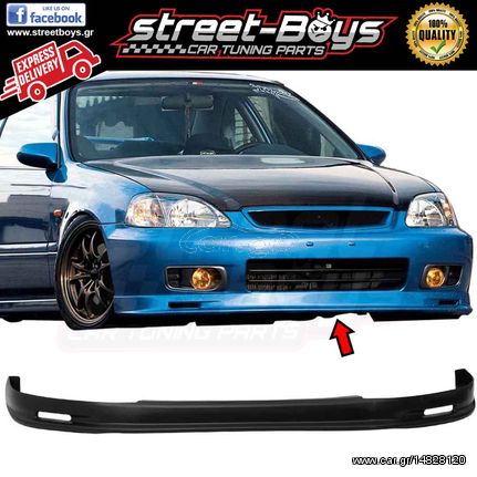 LIP SPOILER [MUGEN] ΕΜΠΡΟΣ ΠΡΟΦΥΛΑΚΤΗΡΑ HONDA CIVIC EK FACELIFT *MK6* (1999-2000) |  StreetBoys - Car Tuning Shop