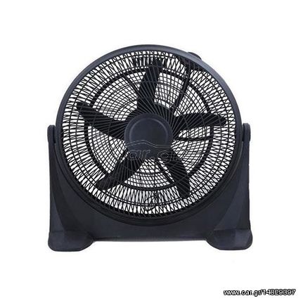 Eurolamp Μαύρος Ανεμιστήρας Box Fan Στρογγυλός Ø50 - Λευκό