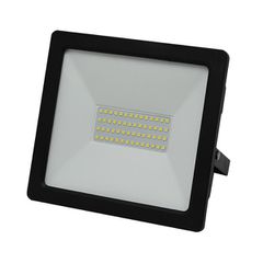 Προβολέας Led SMD 230V 50W με μπλε φως 120° μαύρο σώμα αλουμινίου IP65