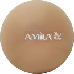 Amila Μπάλα Pilates 25cm, Χρυσή, σε κουτί (95815)