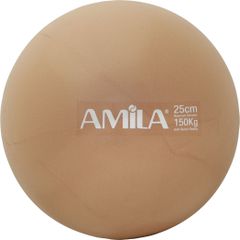 Amila Μπάλα Pilates 25cm, Χρυσή, σε κουτί (95815)