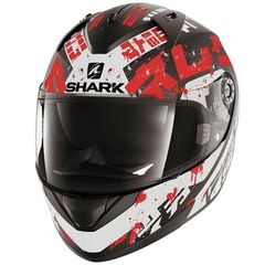 Κράνος Shark Ridill Kengal Matt Black-White-Red KWR