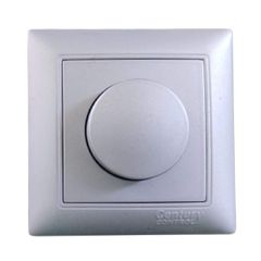 Smart Dimmer – Ροοστάτης universal 400W ασημί, με τοπικό & απομακρυσμένο έλεγχο, για όλα τα φορτία, ιδανικός για LED & Retrofit LED, με soft start