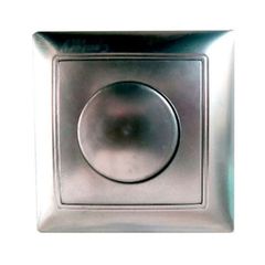 Dimmer – ροοστάτης FAN 500W ασημί, για όλα τα φορτία, φωτισμό & εξαερισμό