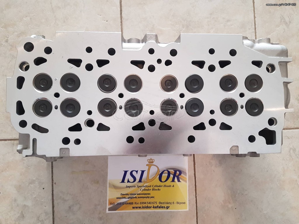 ISIDOR KAINOYΡΙΑ ΚΕΦΑΛΗ NISSAN D22, D40,174PS,200PS COMMON RAIL ΚΟΜΠΛΕ ΟΛΑ ΚΑΙΝΟΥΡΙΑ.  