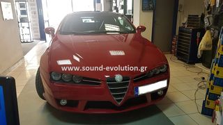 ALFA ROMEO BRERA TOΠΟΘΕΤΗΣΗ ALPINE 2DIN CDE-W296BT www.sound-evolution.gr