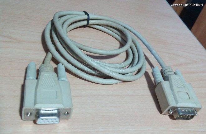 Serial Cable DB9M/DB9F αρσενικό-θηλυκό 1.8 μ.