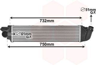 Ψυγείο Intercooler FIAT TALENTO Van 2016 -  1.6 D  ( R9M 408  ) (115 hp ) Πετρέλαιο #302006200