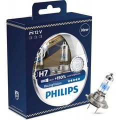 PHILIPS H7 RACING VISION 12V 55W EΩΣ 150% ΠΕΡΙΣΣΟΤΕΡΟ ΦΩΣ (12972RVS2) www.eautoshop.gr