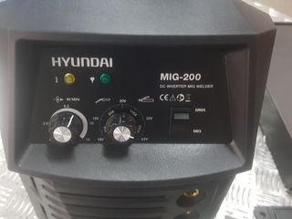  Ηλεκτροσυγκόλληση Hyundai σύρματος ηλεκτροδίου INVERTER MIG-200 DC-thumb-5
