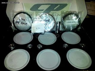 Κιτ CP CUSTOM έμβολα με κεραμική και αντιτριβική επίστρωση με πύρους και δαχτυλίδια για Porcshe 996T/997T