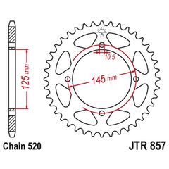 Γραναζι πισω 857.47/FE3521.47/857 47 C45 47Δ PBR - (10110-541)