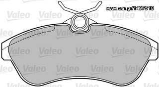 Εμπρόσθια τακάκια VALEO για Citroen C3 από 04/2002 (598501)