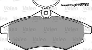 Εμπρόσθια τακάκια VALEO για Citroen C3 από 04/2002 (598500)
