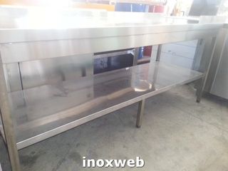 INOXWEB 2025-ΕΠΑΓΓΕΛΜΑΤΙΚΟ Τραπεζι εργασιας 220χ70χ87