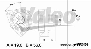 Δυναμό VALEO για Citroen Saxo από 03/1996 (436666)