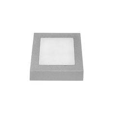Led φωτιστικό επίτοιχο τετράγωνο 71x71mm γκρι 0,6W 230V ψυχρό φως στεγανό IP54