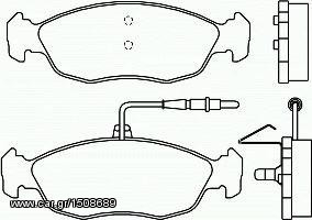 Τακάκια PAGID για Citroen Saxo από 05/1996 (Τ1075)