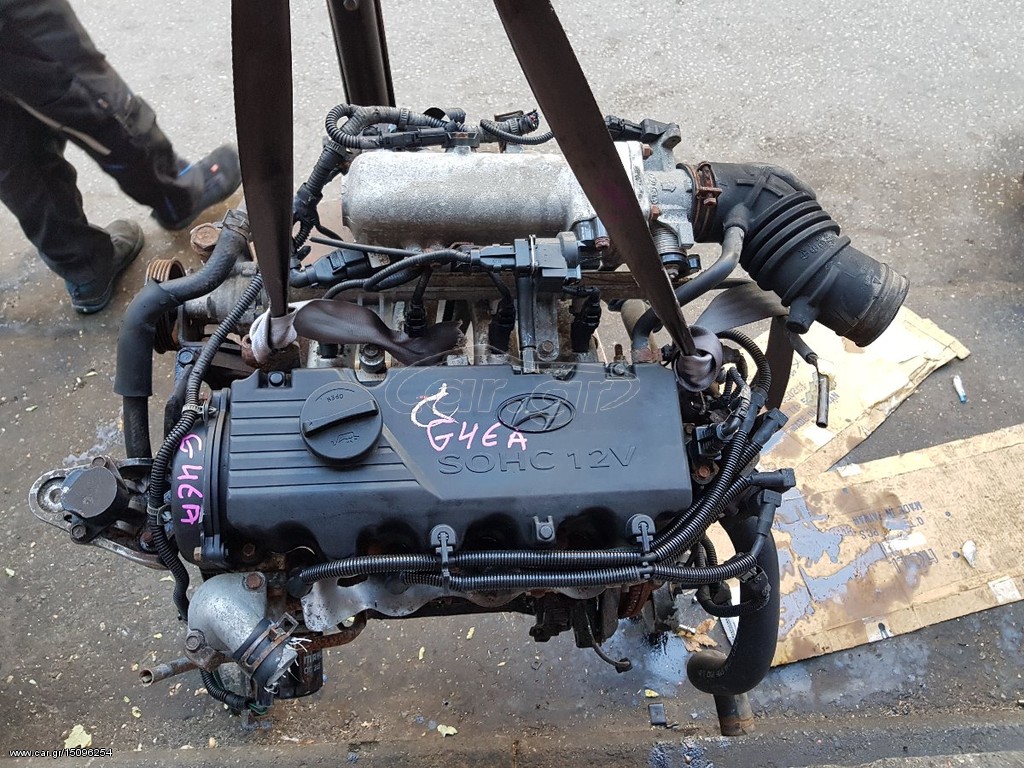 ΜΗΧΑΝΗ ΑΠΟ HYUNDAI ACCENT-GETZ-EXCEL, 12V, 1.3CC, AR.KIN (G4EA)