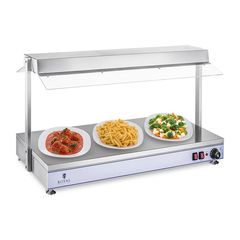 Θερμαντικό Carving Station RCHP-120 ανοξείδωτη κατασκευή και plexi-glass με τέσσερις λάμπες αλογόνου300W