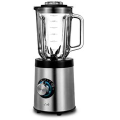 Μπλέντερ με γυάλινη κανάτα 1.5L 800W υψηλής ποιότητας κατασκευή με premium εμφάνιση από ανοξείδωτο ατσάλι LIFE VELOCE